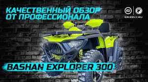 Двухместный квадроцикл Bashan Explorer 300 для детей, подростков и взрослых! Кардан и вариатор!