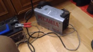 Как зарядить АКБ если нет зарядки но есть сварочный аппарат постоянного тока  Ресанта 190 А