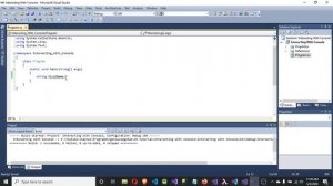 Lecture 2 - How to read and write to the console in c# console application