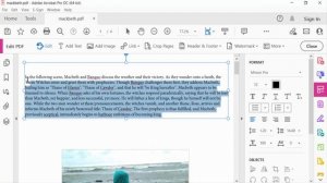 How to delete Text in PDF Document using Adobe Acrobat Pro DC