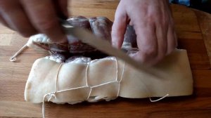 Мясной деликатес / Свиная грудинка / Копченая свиная грудинка