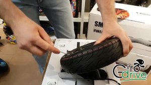 Замена покрышки на гироскутере 10.5 дюймов