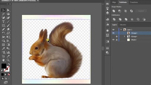 КАК ПЕРЕВЕСТИ JPEG В ВЕКТОР | ADOBE ILLUSTRATOR смотреть онлайн