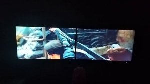 2 монитора 23.8. Просмотр фильма