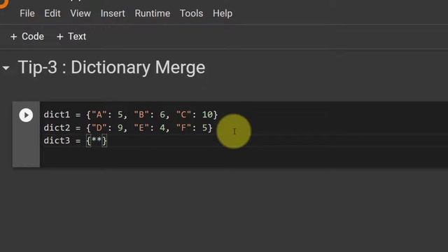 Python Tips for beginners : 3. How to merge dictionaries in python #python #100PythonTips
