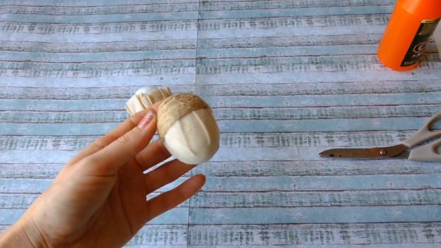 Елочная игрушка желуди в эко стиле мастер класс/новогодняя игрушка своими руками смотреть онлайн