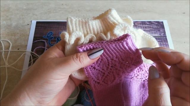 МК #Гладиолусы_socks. Часть 1. смотреть онлайн