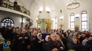 Пасха, освящение куличей Собор Георгия Победоносца в Одинцово