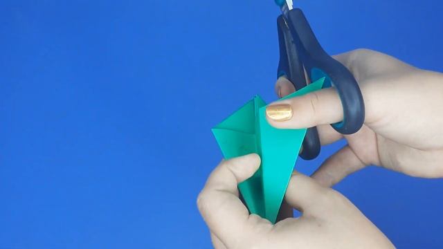 ?Оригами ёлочки из бумаги БЕЗ КЛЕЯ своими руками?