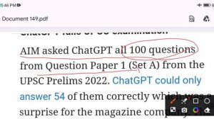 ChatGPT fails UPSC/BPSC exam by 30! AI Chatbot could only answer 54 out of 100 questions: Report