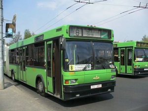 МАЗ-105. №2314. Могилев, Привокзальная площадь. Май 2009 года.