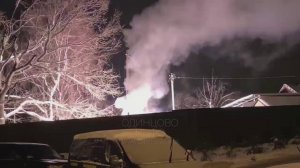 Взрыв трансформатора в Одинцово