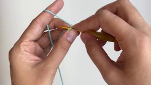 Урок 2. Как вязать столбики без накида. «Галочки», «крестики», «полукрестики».