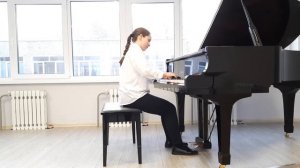 Ваганова Алиса Бах 2х-голосная инвенция си-бемоль-мажор