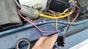 подключение LED балки (BAR) через реле и предохранитель