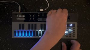 Donner B-1 Analog Bass Synthesizer // Audio Demo (No Talking)