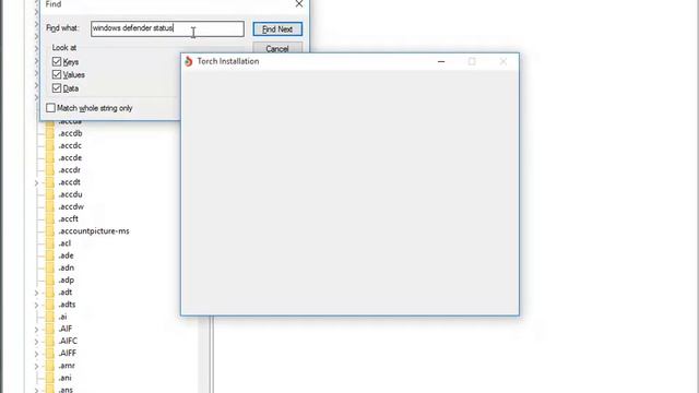 Can't uninstall Windows Defender Status Manager?