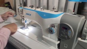 ?Пошив супертонких тканей на промышленной швейной машине с двойным продвижением Jack H2-CZ-12