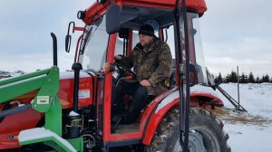 Вожу свёклу Куном на Донг Фенг 244-G2 // Поздравление с Рождеством