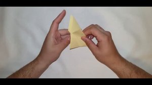 Оригами. Голубь из бумаги, без ножниц и клея