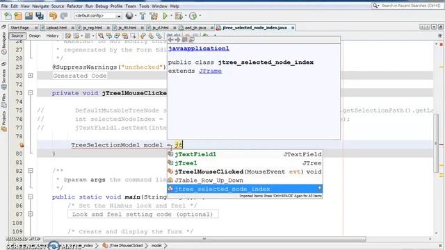 Java - How To Get JTree Selected Node Index In Java NetBeans [ with source code ] смотреть онлайн