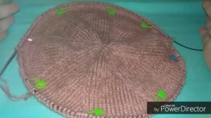 БЕРЕТ с ангорой спицами ДЛЯ НАЧИНАЮЩИХ