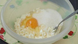 Творожно-банановые оладьи