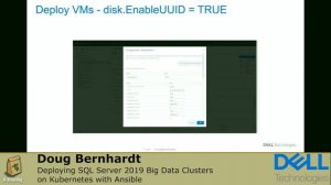 Deploying SQL Server 2019 Big Data Clusters on Kubernetes with Ansible: Doug Bernhardt