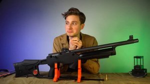 ОБЗОР Пневматическая винтовка Hatsan Barrage 6.35 мм (пластик, полуавтоматическая)