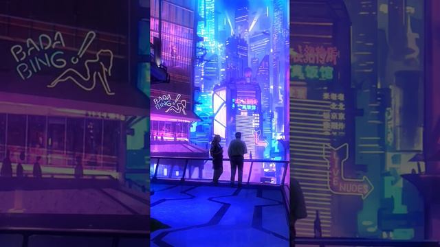 Live Wallpaper | Cocktails Bar Cyberpunk City