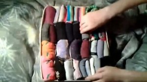 Удобный способ хранения носков