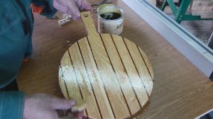 Доска для подачи пиццы - 2я часть