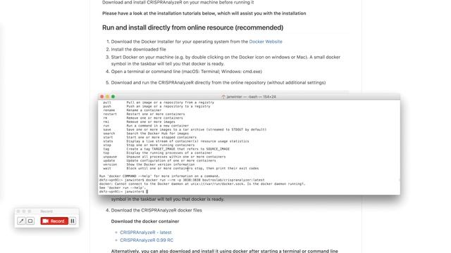 CRISPRAnalyzeR Tutorial: How to install CRISPRAnalyzeR using Docker on macOS / OSX смотреть онлайн
