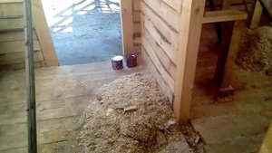 Строим дом из бруса 100/150 эконом часть 2
