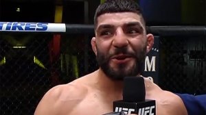 Amir Albazi Octagon Interview  | UFC Vegas 66