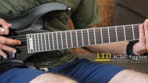 LTD SC207 Stephen Carpenter 7 String Electric Guitar & Blackstar ID Core Stereo 10 V2 Amp