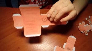 Свинья из Minecraft из бумаги