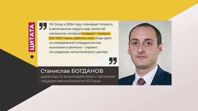 Цитата. Станислав Богданов. О новых магазинах в Югре. 07.07.2022