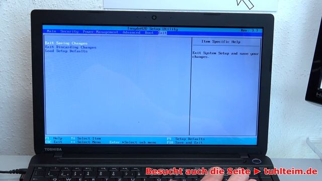 Notebook Laptop UEFI-Bios CSM - Windows 10 SecureBoot einstellen - von USB  DVD booten - 4K