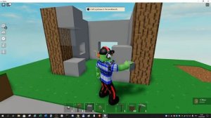 Построил небольшой домик ROBLOx