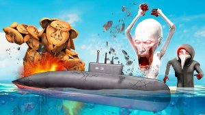 SCP АТАКУЮТ ПОДВОДНУЮ ЛОДКУ! ВЫЖИТЬ НА ПОДВОДНОЙ ЛОДКЕ ПОСРЕДИ ОКЕАНА ПРОТИВ SCP! УЖАС В Garry`s Mod