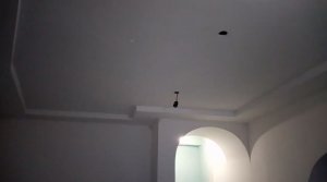 Шпатлевка и покраска стен, арок и потолка из гипсокартона