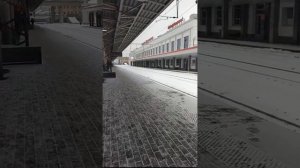 Московский вокзал в Нижнем Новгороде и электрички