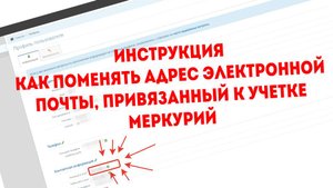 Инструкция как сменить email учетной записи Меркурий в Ветис Паспорт