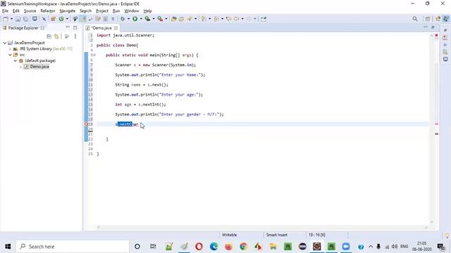 Java Interview Questions #6 - Write a Java Program to print the input from Scanner смотреть онлайн