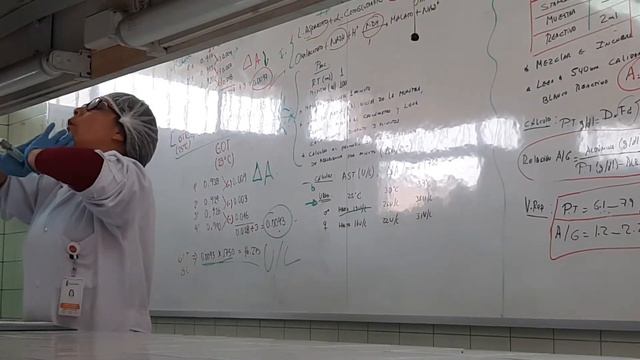 Laboratorio de GOT GTP Proteínas totales y determinación de albúmina 12