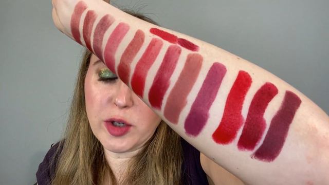GIVENCHY VELVET LIPSTICKS: Arm  Lip Swatches of My Sheer and Deep Velvets