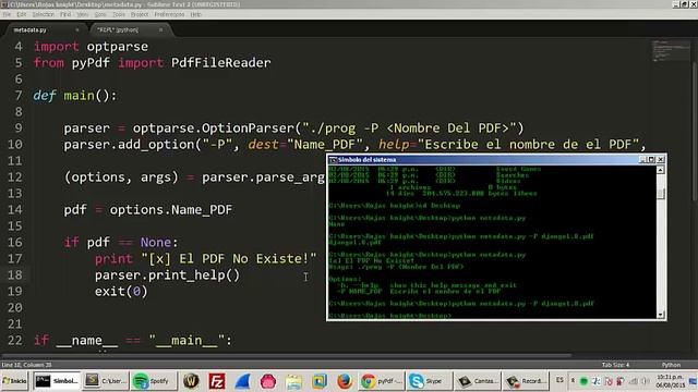 Metadatos De Un PDF - Python(Script) смотреть онлайн
