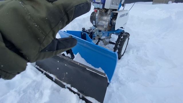 Отвал Нева или Мобил К на мотоблок Нева МБ23 Yamaha 12л.с.