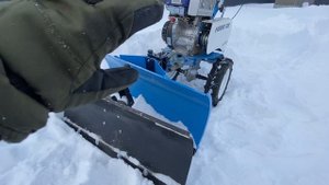 Отвал Нева или Мобил К на мотоблок Нева МБ23 Yamaha 12л.с.